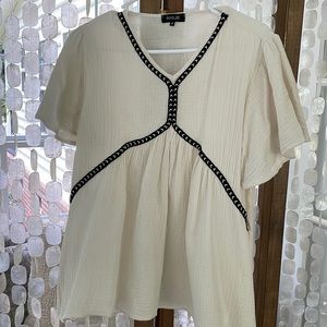 Roolee Cream Top
